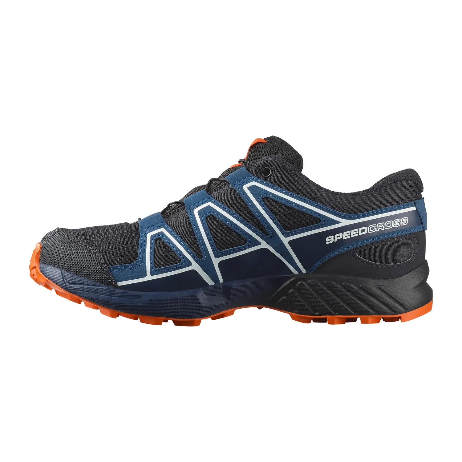 Детские трейловые кроссовки для мальчиков с водонепроницаемостью Speedcross Waterproof Salomon, Blue
