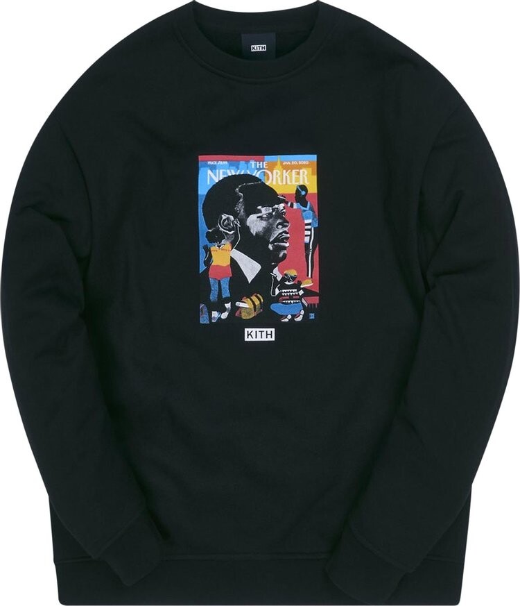 

Толстовка Kith For The New Yorker I Have A Dream Crewneck 'Black', черный