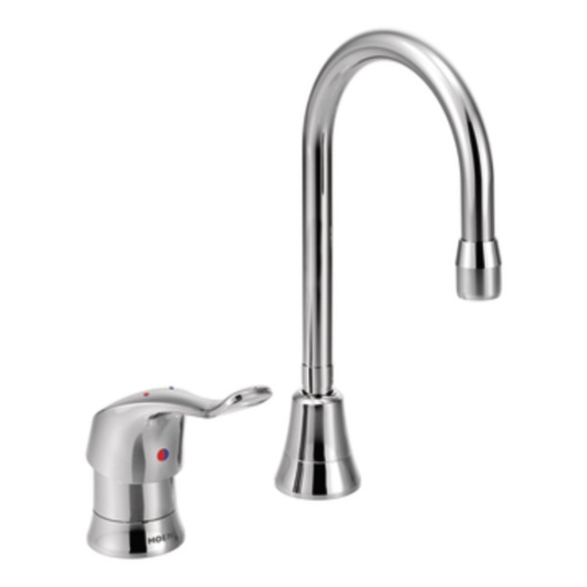 Кухонный смеситель Moen 8137 M-DURA Commercial Centerset, chrome - фото