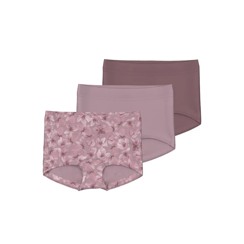 Трусы Name It Mauve Flower, 3 шт, фиолетовый