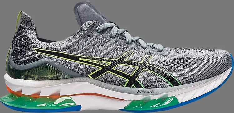 

Кроссовки kinsei blast 'sheet rock glow yellow' Asics, серый