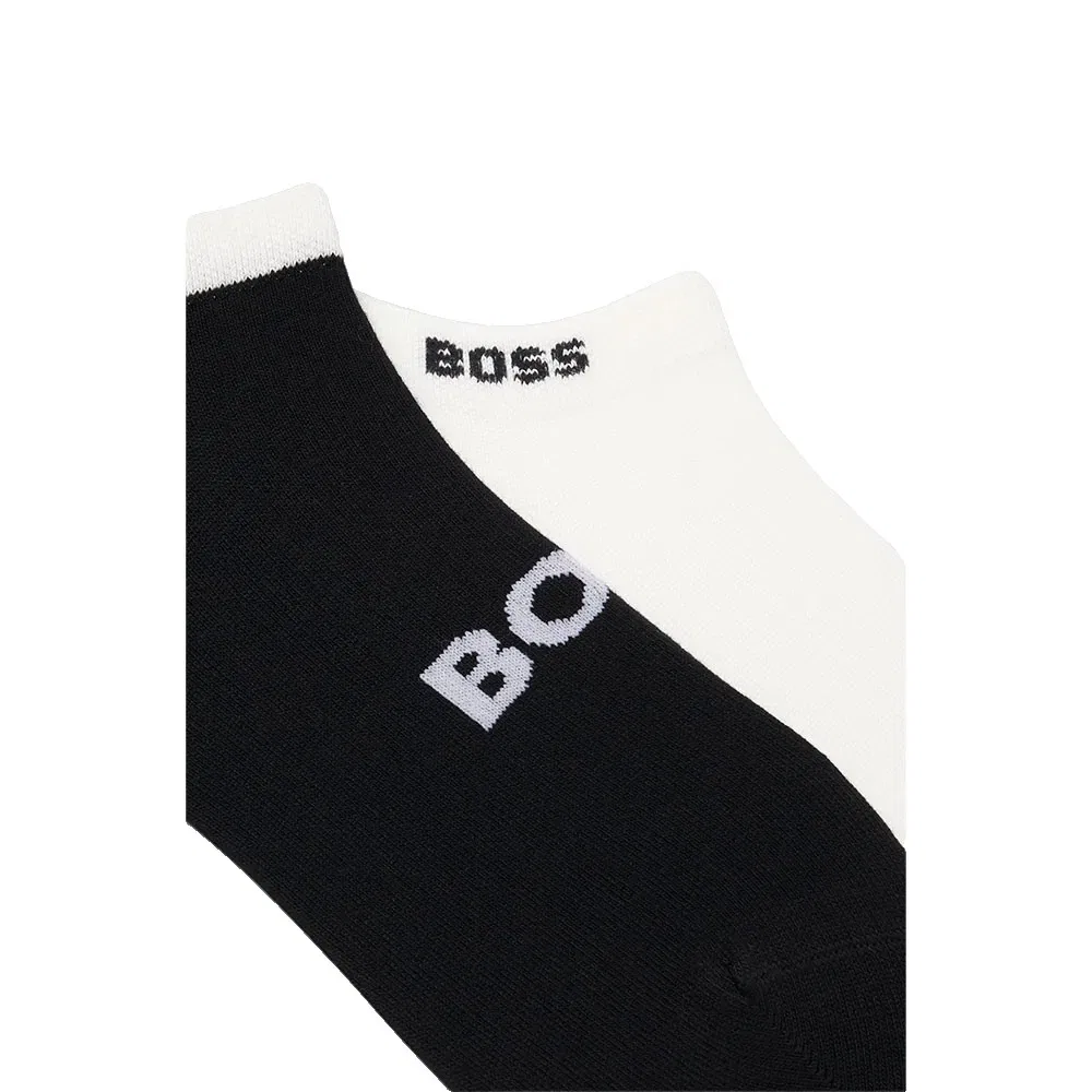 Мужские носки-невидимки BOSS Design VI Bamboo 10280412, Black — фото 2