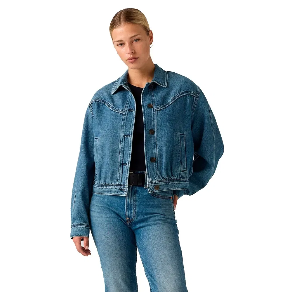Женская джинсовая куртка с вестерн-стежкой Levi's, Blue