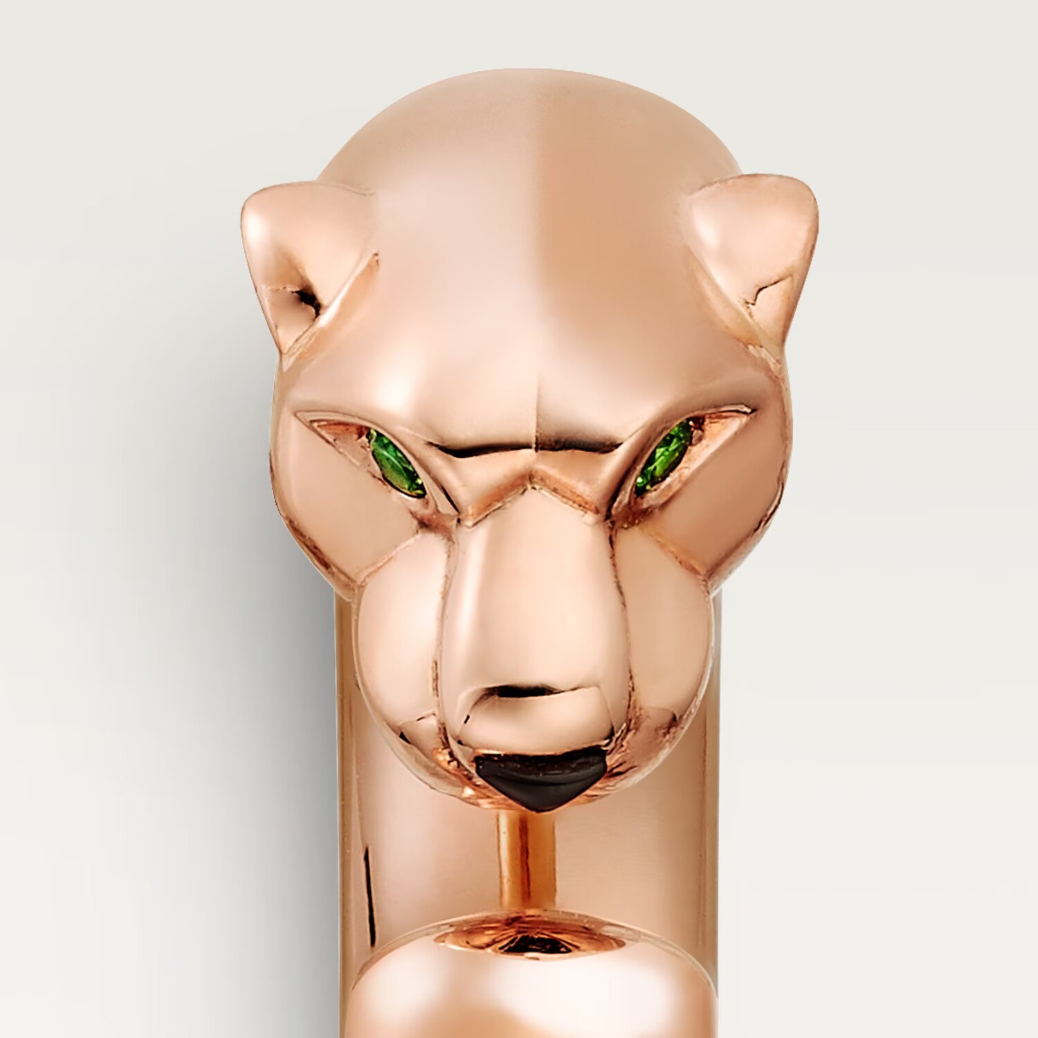 Кольцо Cartier Panthère de Cartier, розовое золото/оникс/цаворит — фото 4