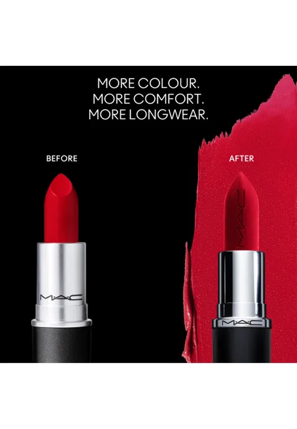 Помада матовая Ximal Silky Matte Lipstick Mac Ruby Woo, 3.5 г, цвет ruby woo — фото 4