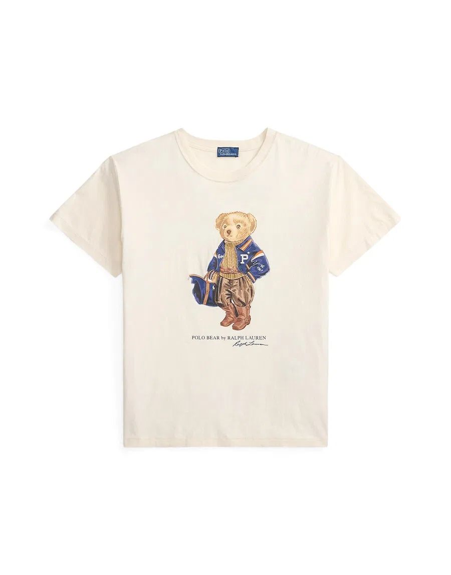 Футболка Polo Ralph Lauren из белой шерсти