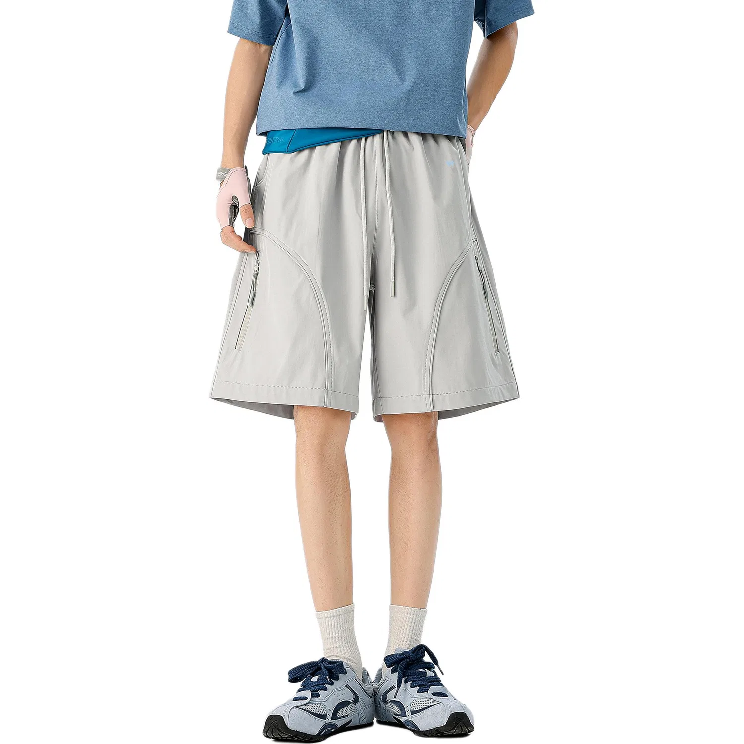 Детские шорты-карго с широкими штанинами Cargo Shorts Unisex Thin Wide Leg Pants WARRIOR