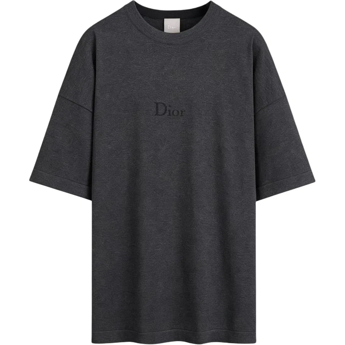 Мужская футболка с круглым вырезом Black DIOR, Black