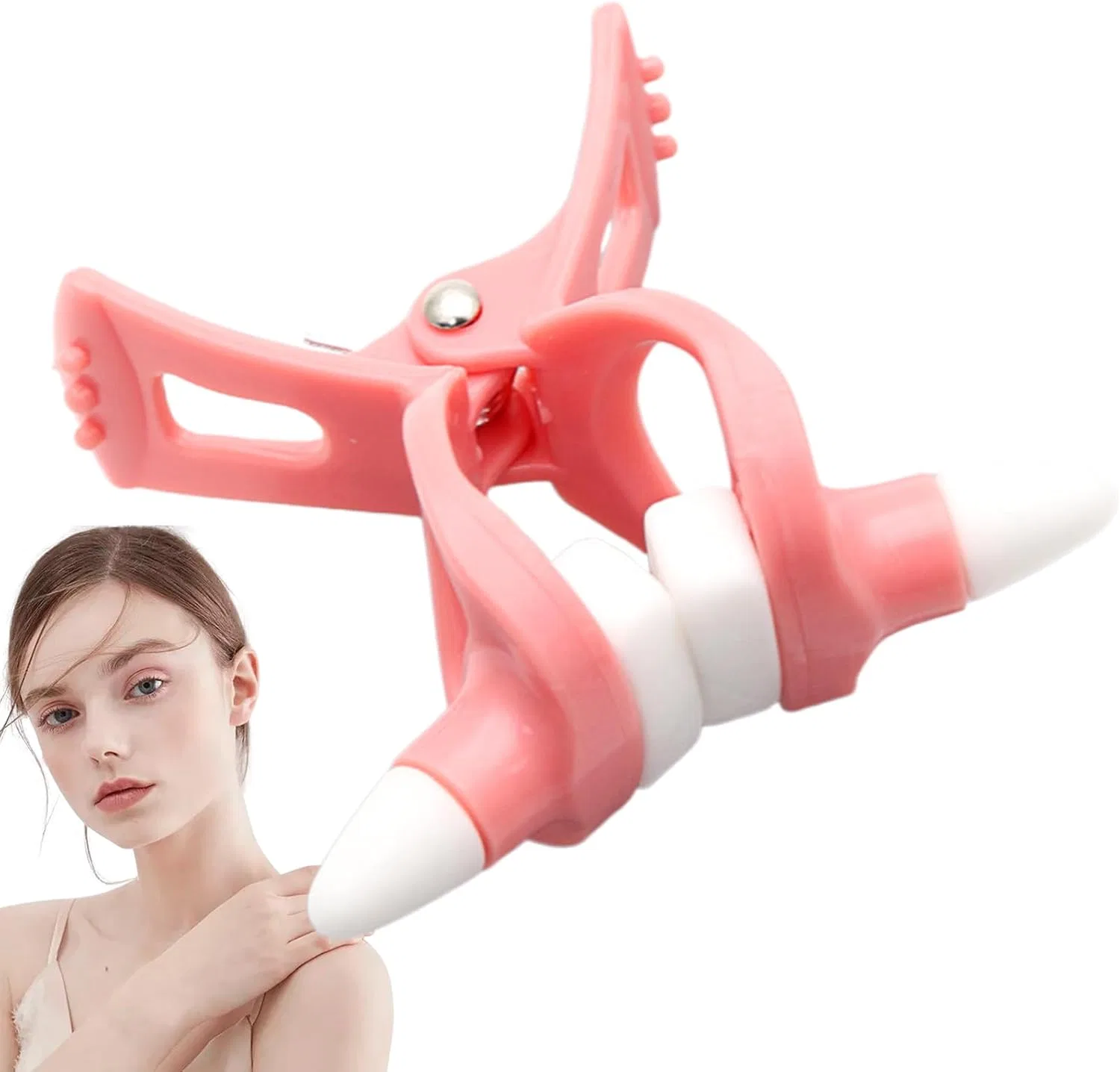 Клипса для носа, эргономичная, Iouyjiu, 1 шт, 13.5 x 8.4 x 3 см, Pink