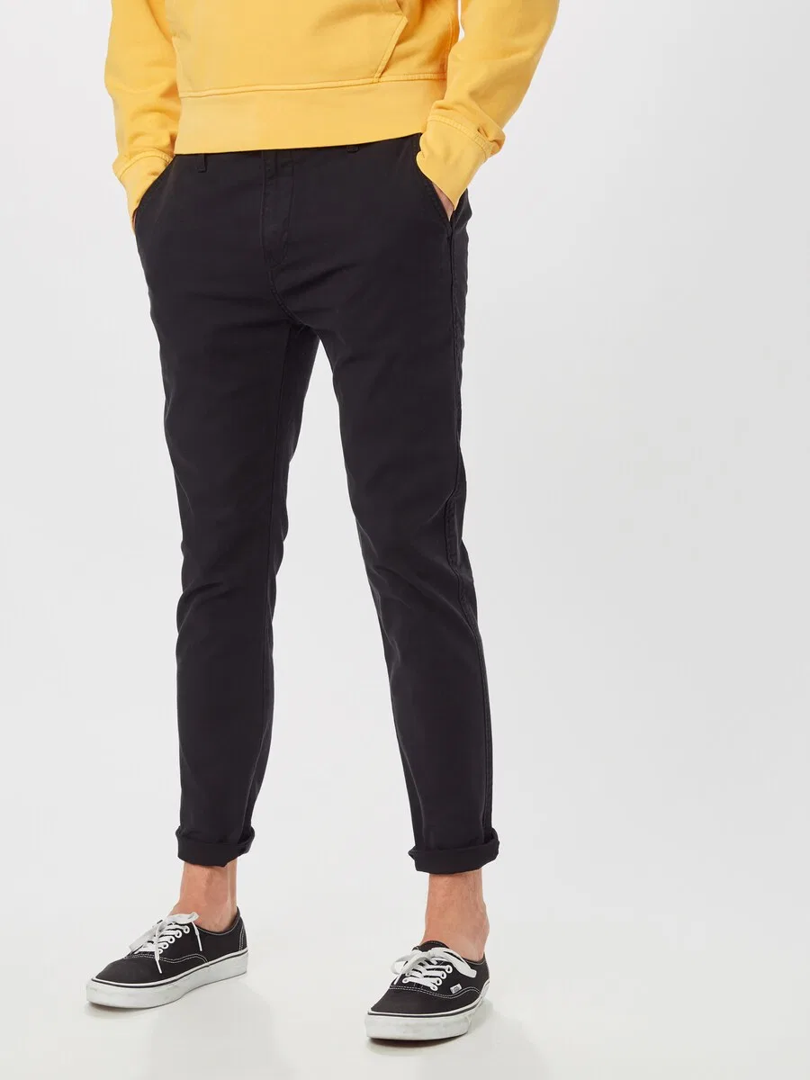 Брюки-чиносы LEVI'S Slim fit 'XX Chino Slim II' черного цвета — фото 2