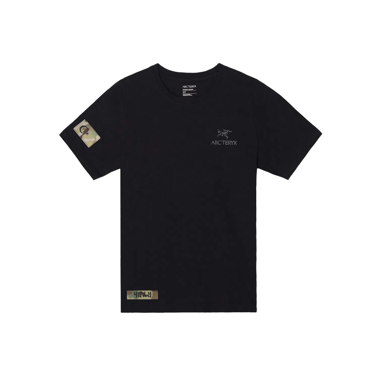 Футболка унисекс с коротким рукавом Kragg SS Cotton Emblem Crew Arcteryx, Black