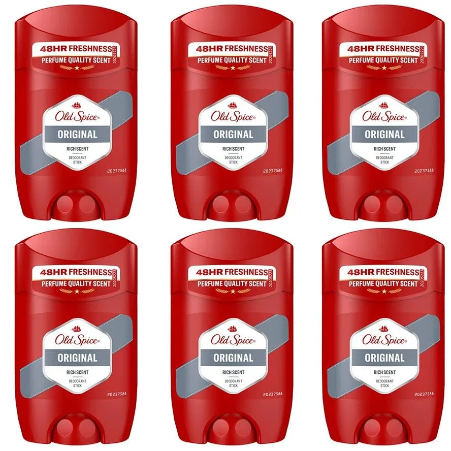 Дезодорант-стик Old Spice Original, 6 шт. по 50 мл, аромат корицы, ванили и цитрусовых