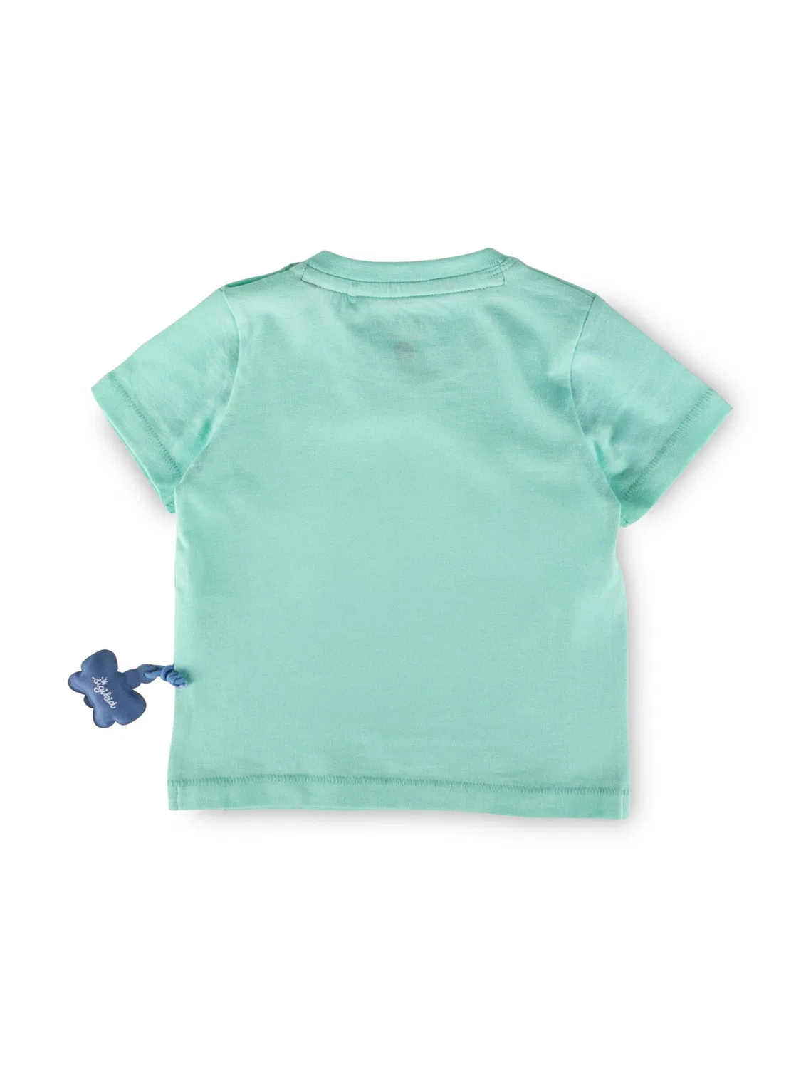 Футболка Sigikid T-Shirt Summer Vibes бирюзового цвета — фото 4