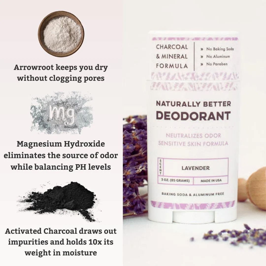 Натуральный дезодорант Lavender, NATURE'S APOTHECARY, 3 шт, 88.7 мл — фото 3