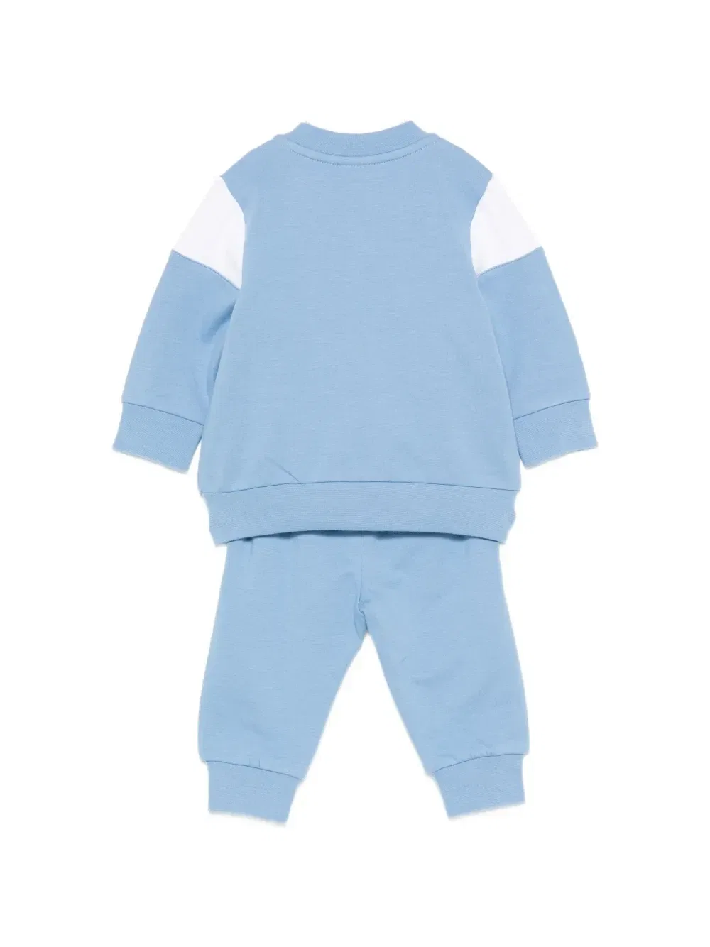 Спортивный костюм из цветовых блоков с логотипом Boss Kidswear, синий — фото 2