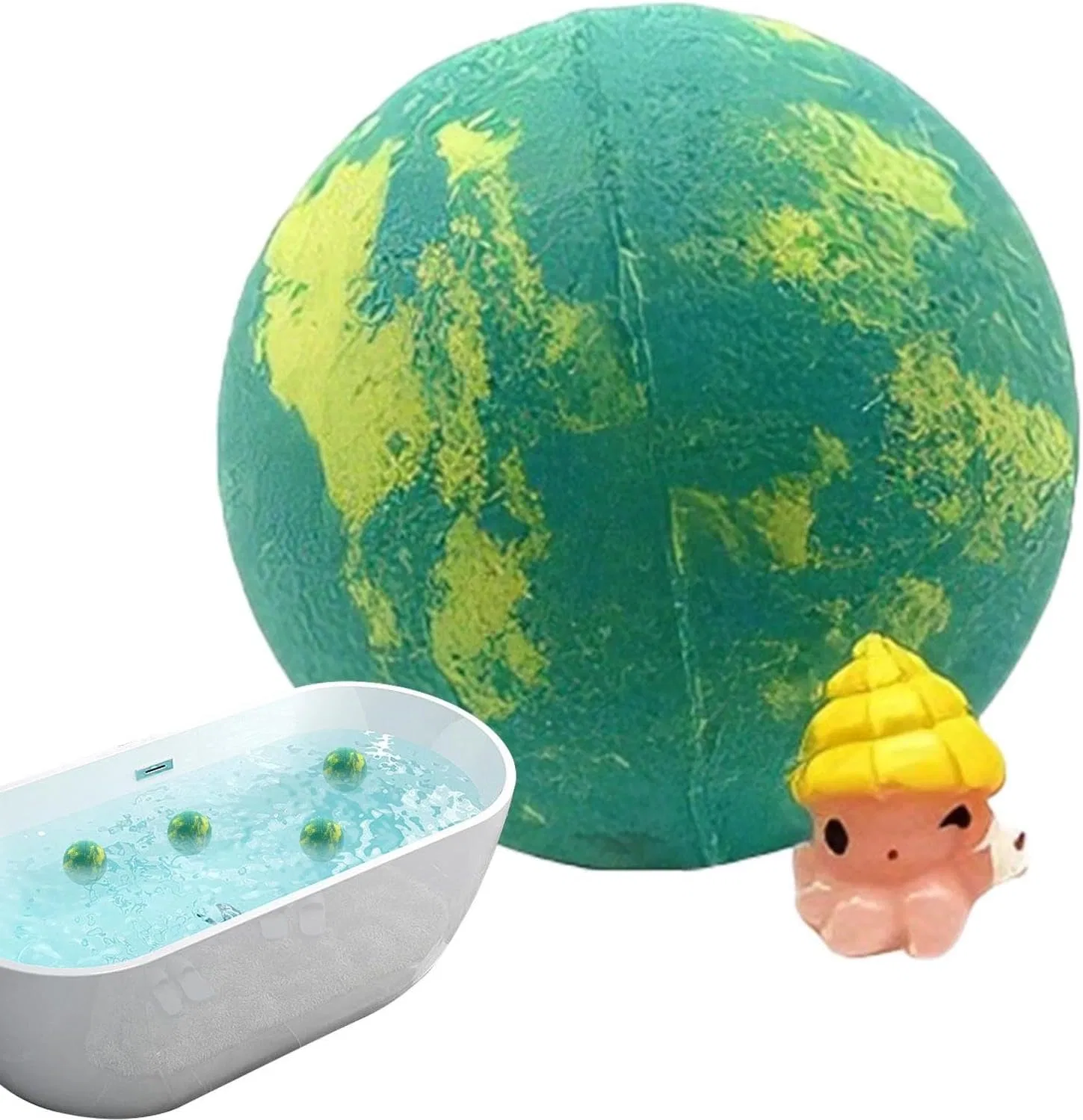 Бомбочки для ванны с игрушкой, мята, 1 Stück, 100 г Generisch