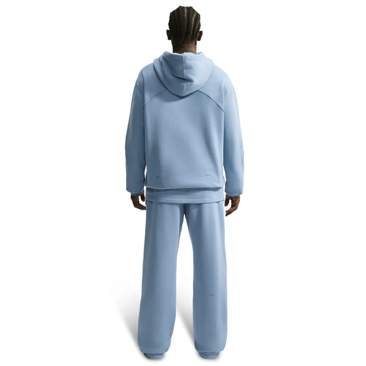 Мужские спортивные штаны из футера с принтом, модель NOCTA, Nike, Blue Blue — фото 2