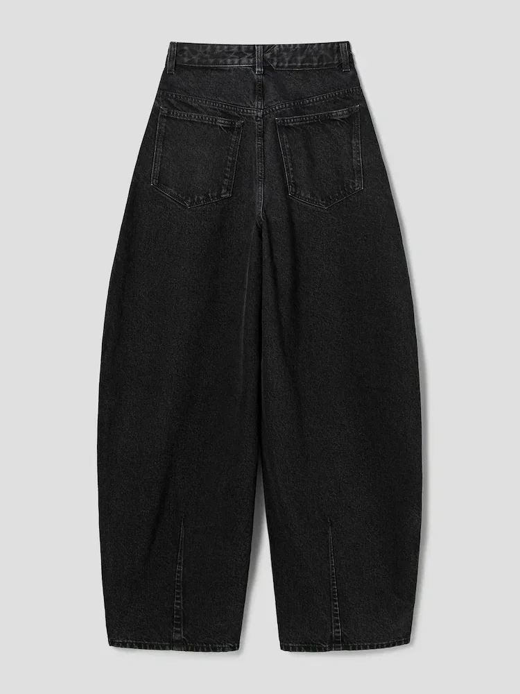 Джинсы Wide Ovalo JACQUEMUS, Black — фото 2