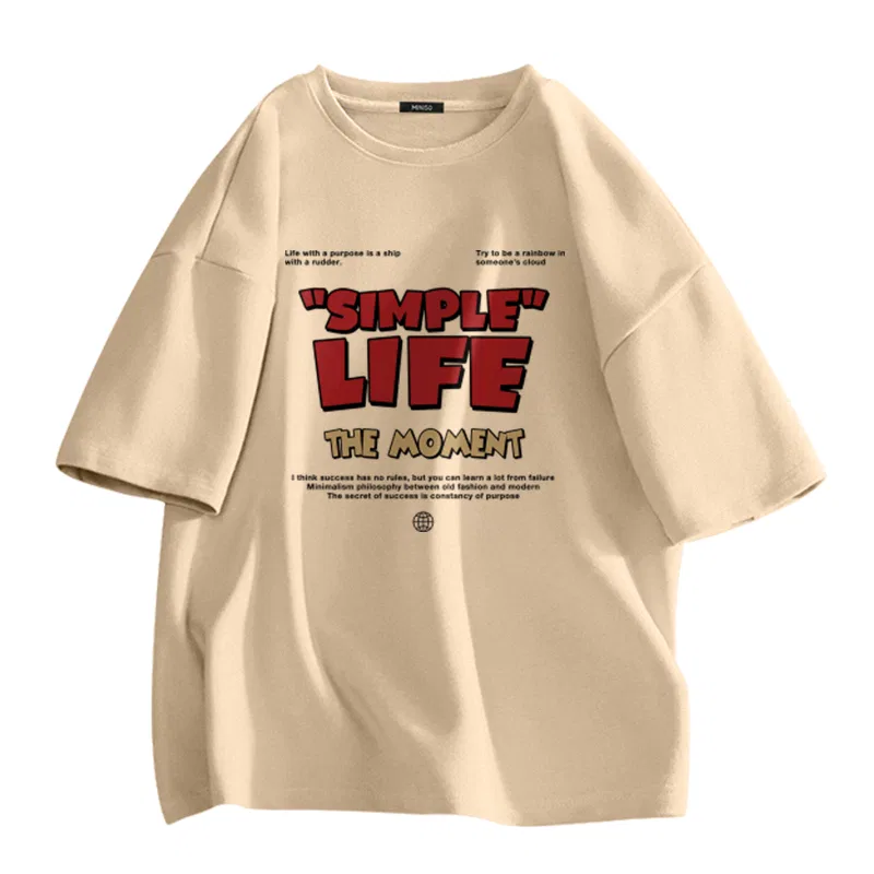 Футболка детская хлопковая MINISO, White (M Comfort Lifestyle) — фото 3