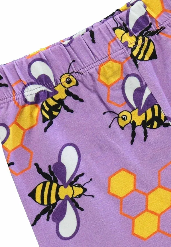 Шорты с принтом животных Cykelshorts med bier Smafolk, viola, фиалковый — фото 4
