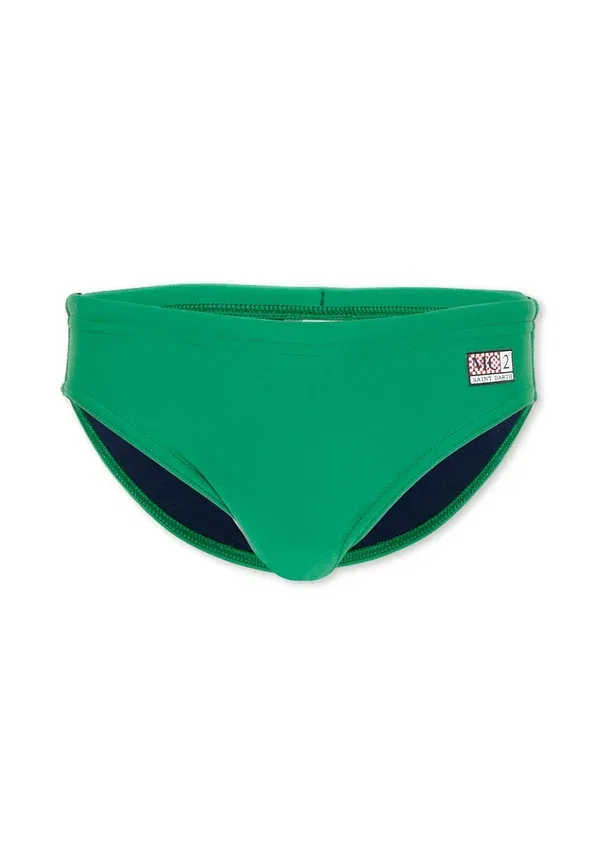 Плавки, облегающие, swimming briefs Mc2 Saint Barth, Green, зеленый