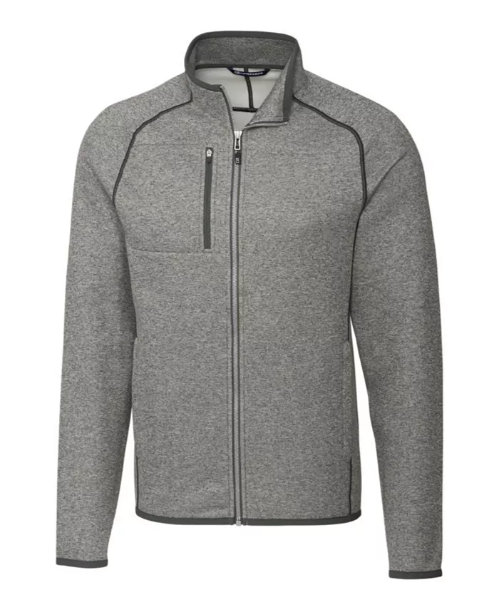

Мужская вязаная куртка на молнии Mainsail Cutter & Buck, серый