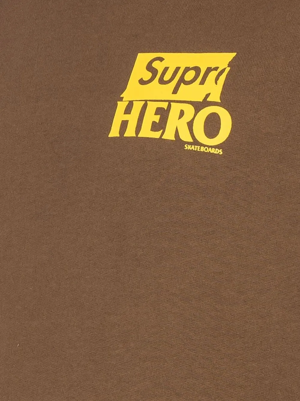 Худи из коллаборации с Antihero Supreme, коричневый — фото 3