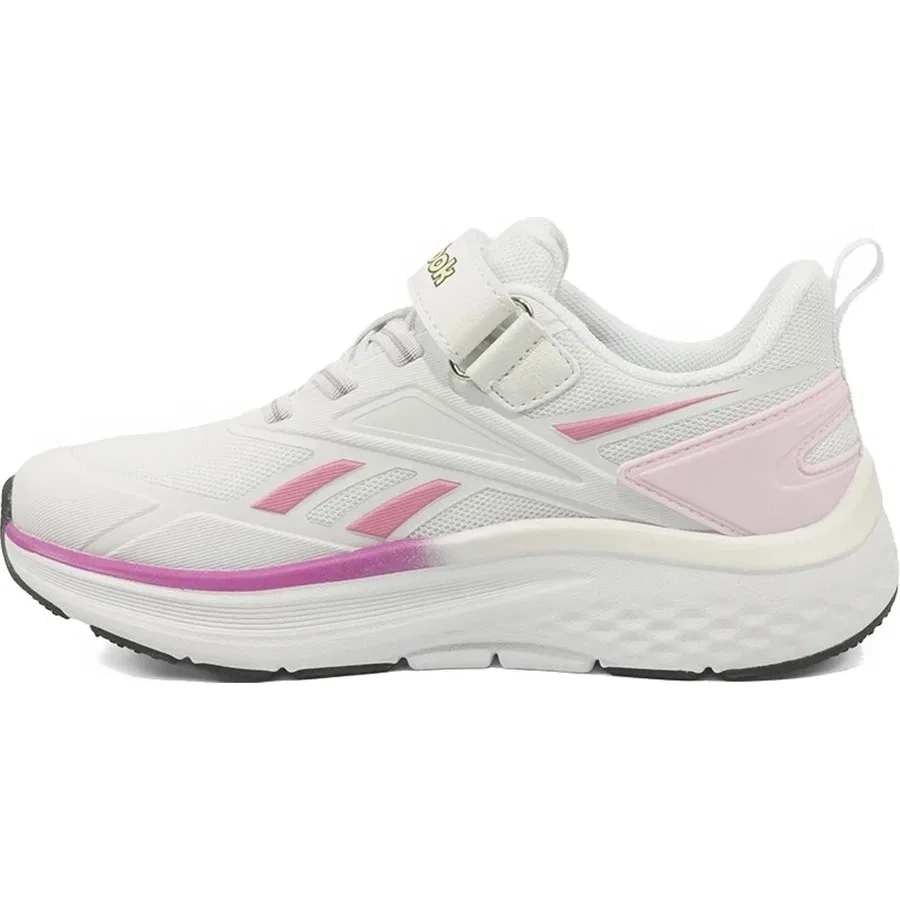 Детские спортивные кроссовки с длинным шнурком Reebok Prime Walk Ultra Kds I, Серо-розовый — фото 3