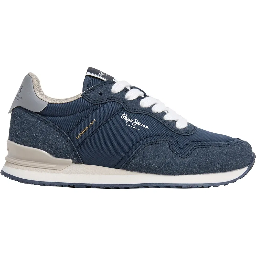 Детские кроссовки для мальчиков с принтом Hailon Basic Pepe jeans, Blue