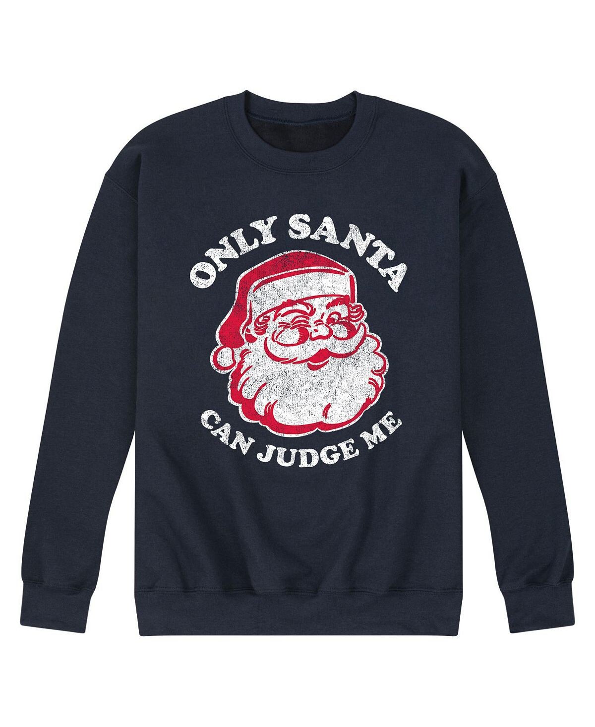 

Мужская флисовая футболка only santa can judge AIRWAVES, синий