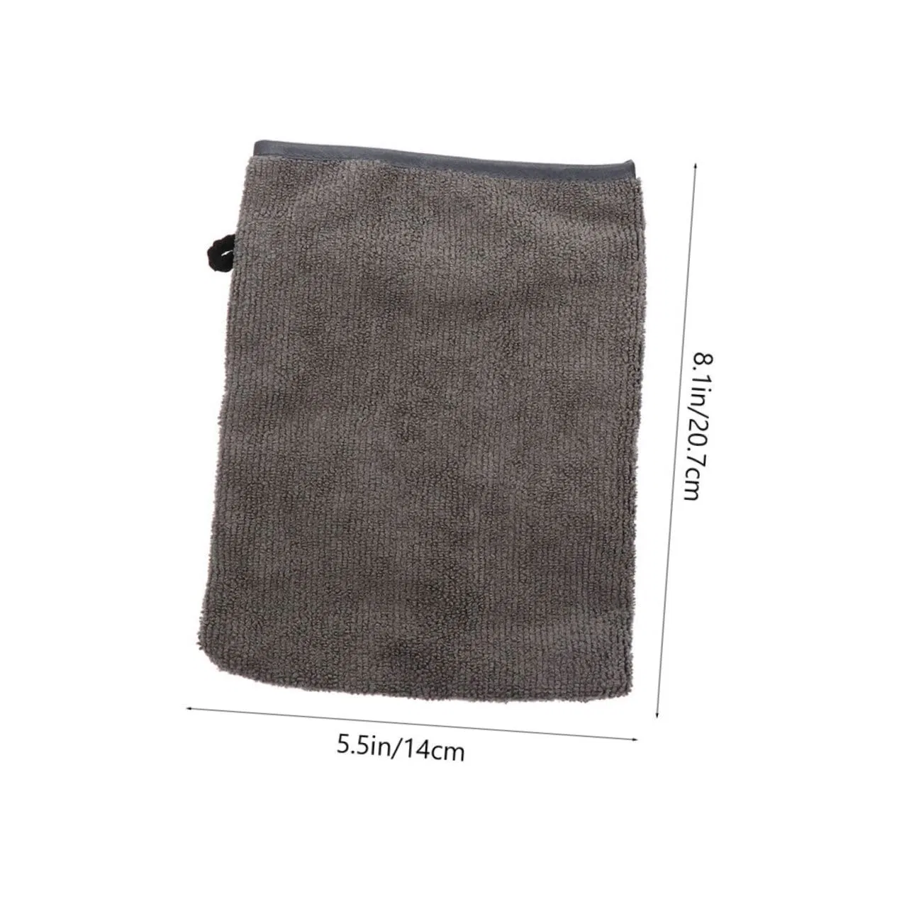 Салфетки для снятия макияжа, 3 шт, Microfiber, серый, Beatifufu — фото 2