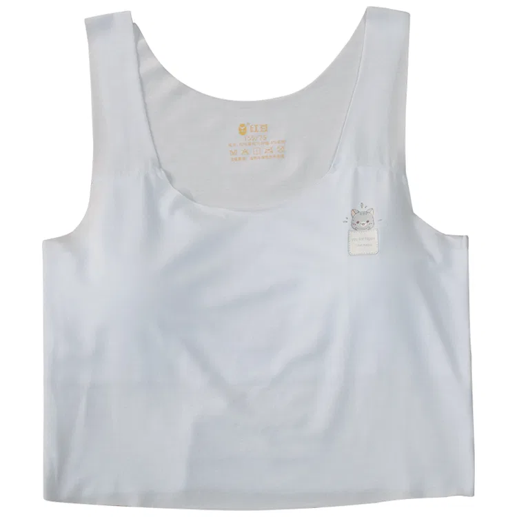 Детский бюстгальтер без косточек с принтом Red Bean Light Blue, Heather Navy
