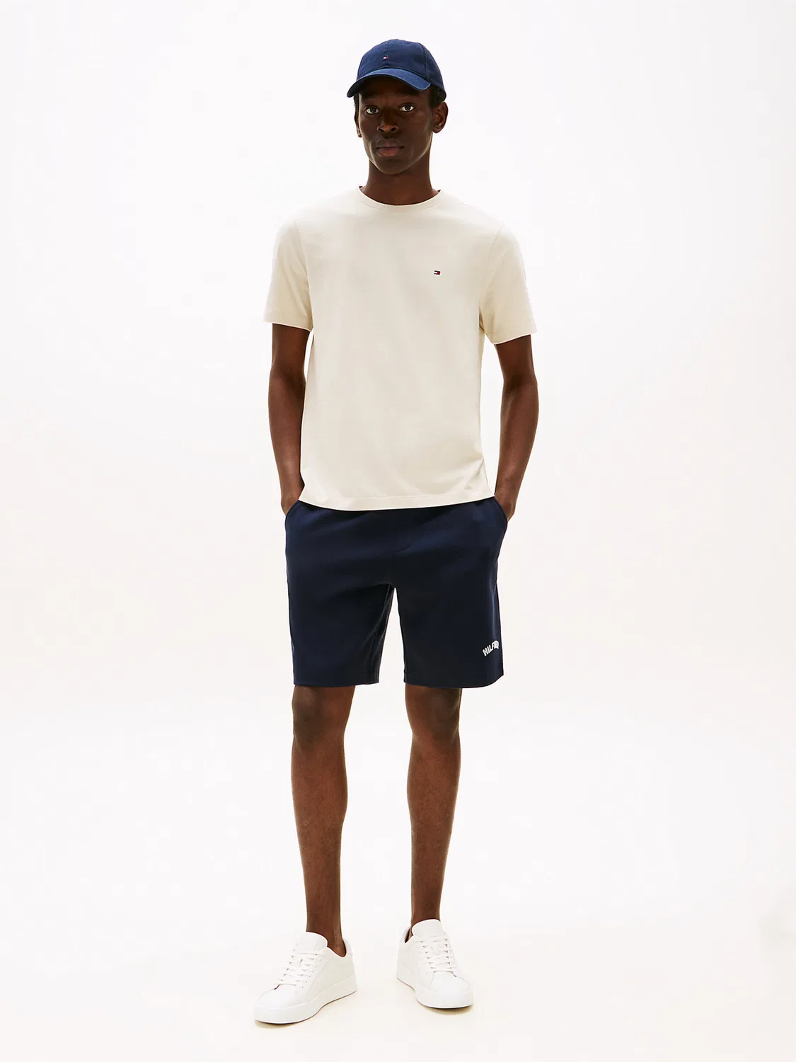 Рубашка Tommy Hilfiger с вышивкой флага белая, шерстяная — фото 3
