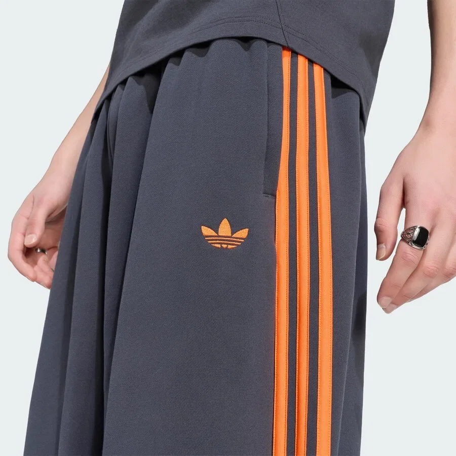 Мешковатые брюки Adicolor антрацитового цвета ADIDAS ORIGINALS — фото 3