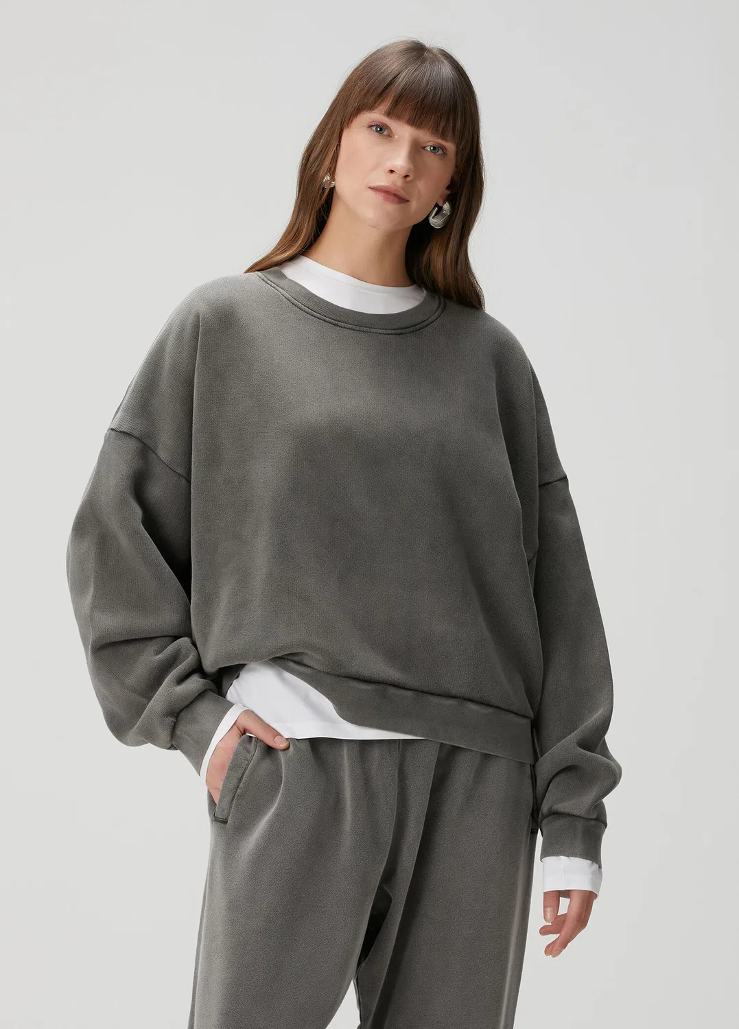 Свитшот Acne Studios, антрацит