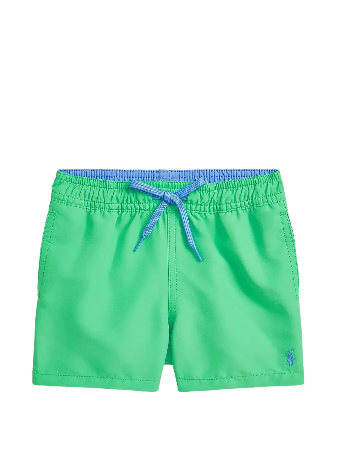 Плавки-шорты с кулиской и вышитым логотипом Polo Ralph Lauren Kids, зеленый