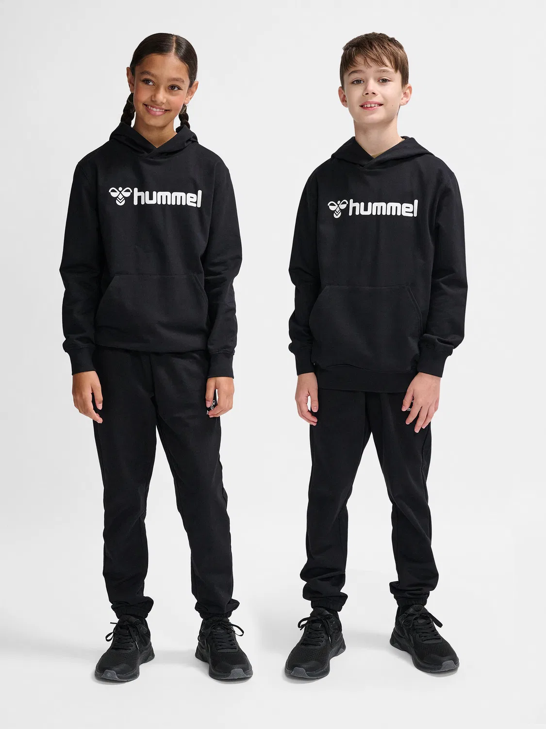 Детское худи с капюшоном Hmlgo 2.0 Logo Hummel, Schwarz