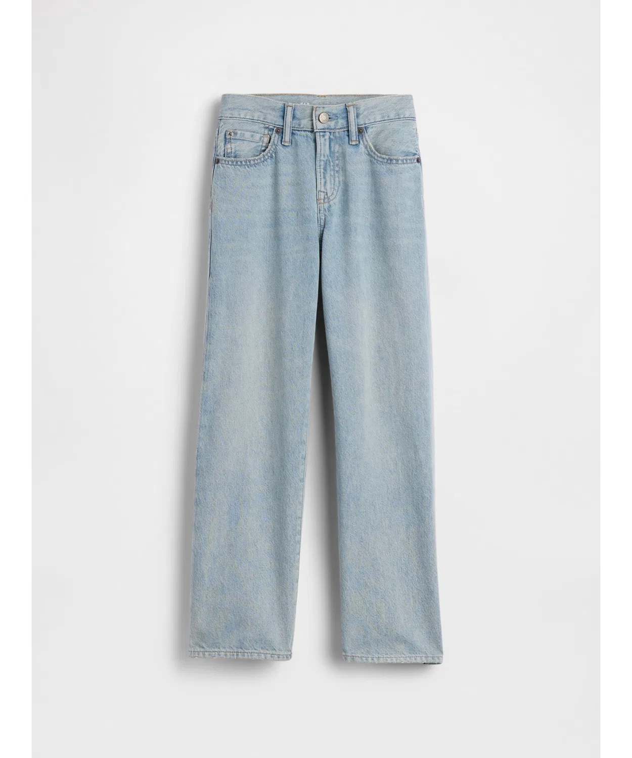 Детские джинсы свободного кроя 90-х GAP, Light Indigo Blue — фото 2