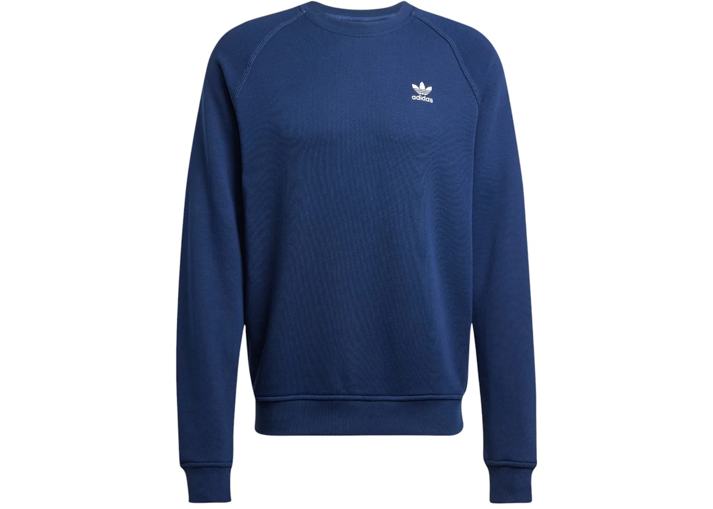 Мужской свитшот из французского футера Trefoil Essentials French Terry Crew Adidas, Night Indigo