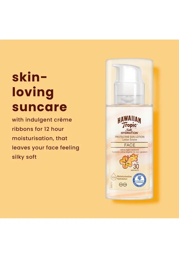 Увлажняющий защитный лосьон для лица SPF 30 - защита от солнца 50 мл Hawaiian Tropic — фото 3