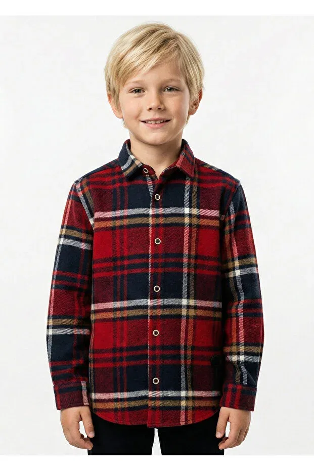 Детская рубашка для мальчиков с длинным рукавом Young Doctor Junior, Red