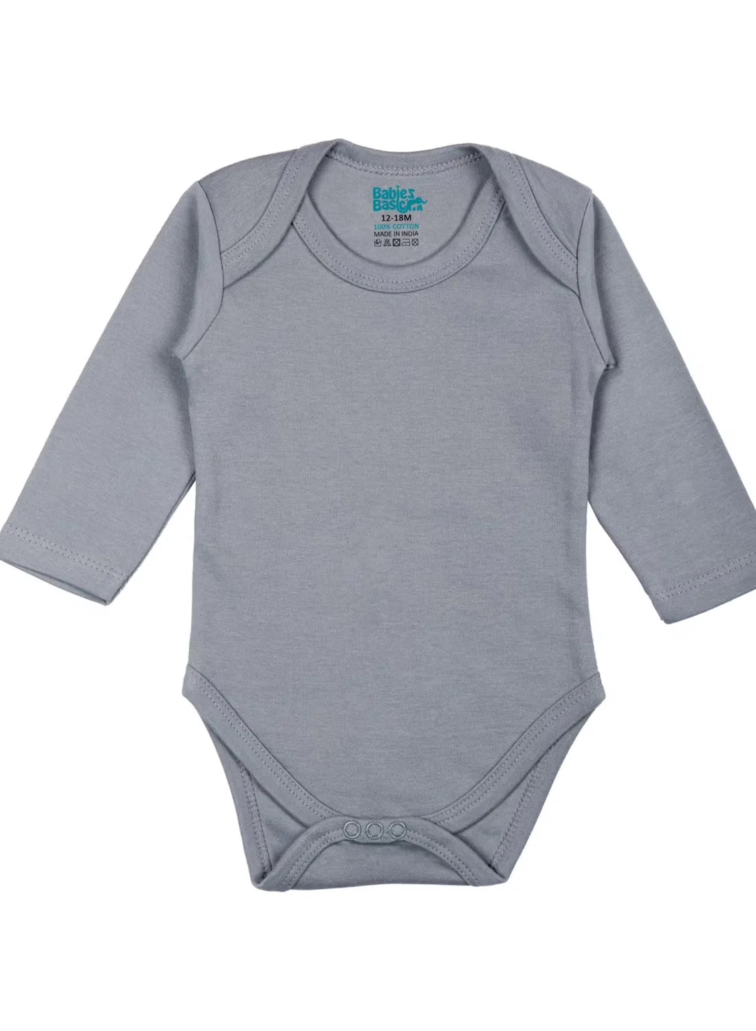Боди-комбинезон с длинным рукавом комплект 3 шт Babies Basic, черный — фото 2