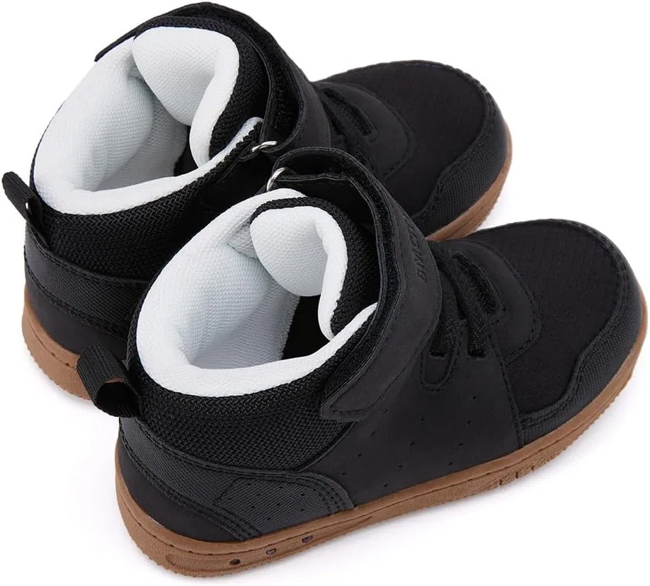 Детские зимние ботинки для мальчиков и девочек BMCiTYBM, Solid Black — фото 4