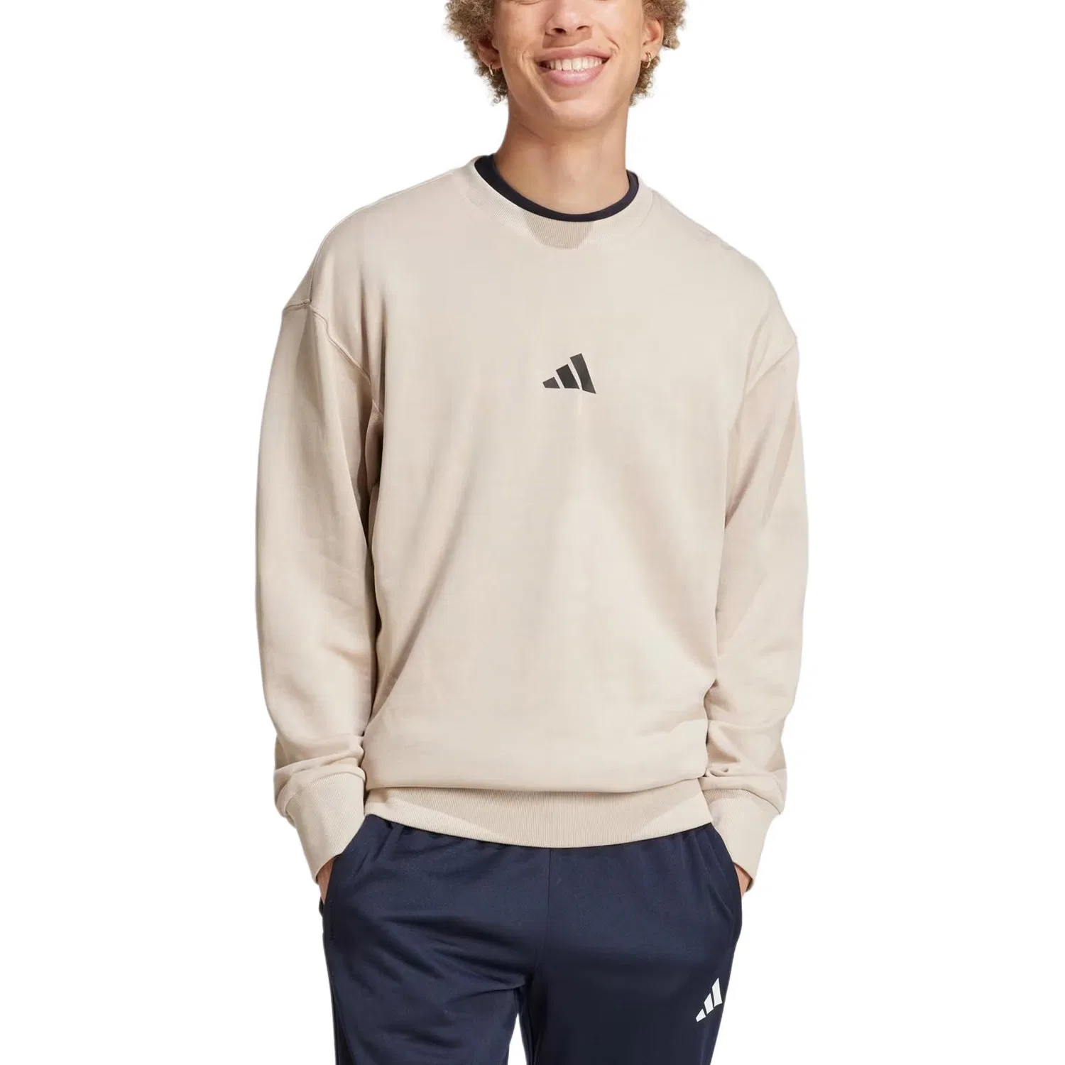Детская толстовка из футера Sky Wonder Beige Adidas — фото 3