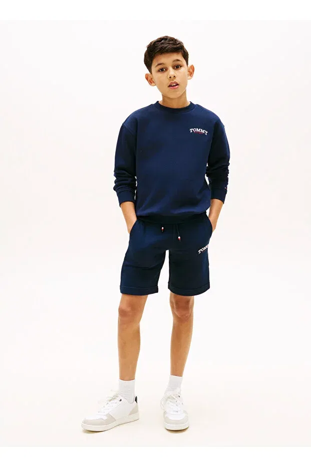 Детские шорты для мальчиков с принтом Tommy Hilfiger, Navy Blue