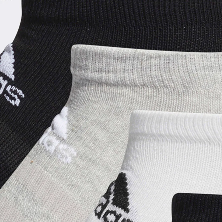 Детские носки-невидимки, набор из 6 пар, Adidas, Black White Gray — фото 2