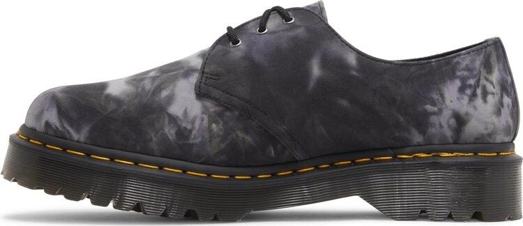 Ботинки Dr. Martens Pleasures x 1461 низкие с принтом, черный — фото 3