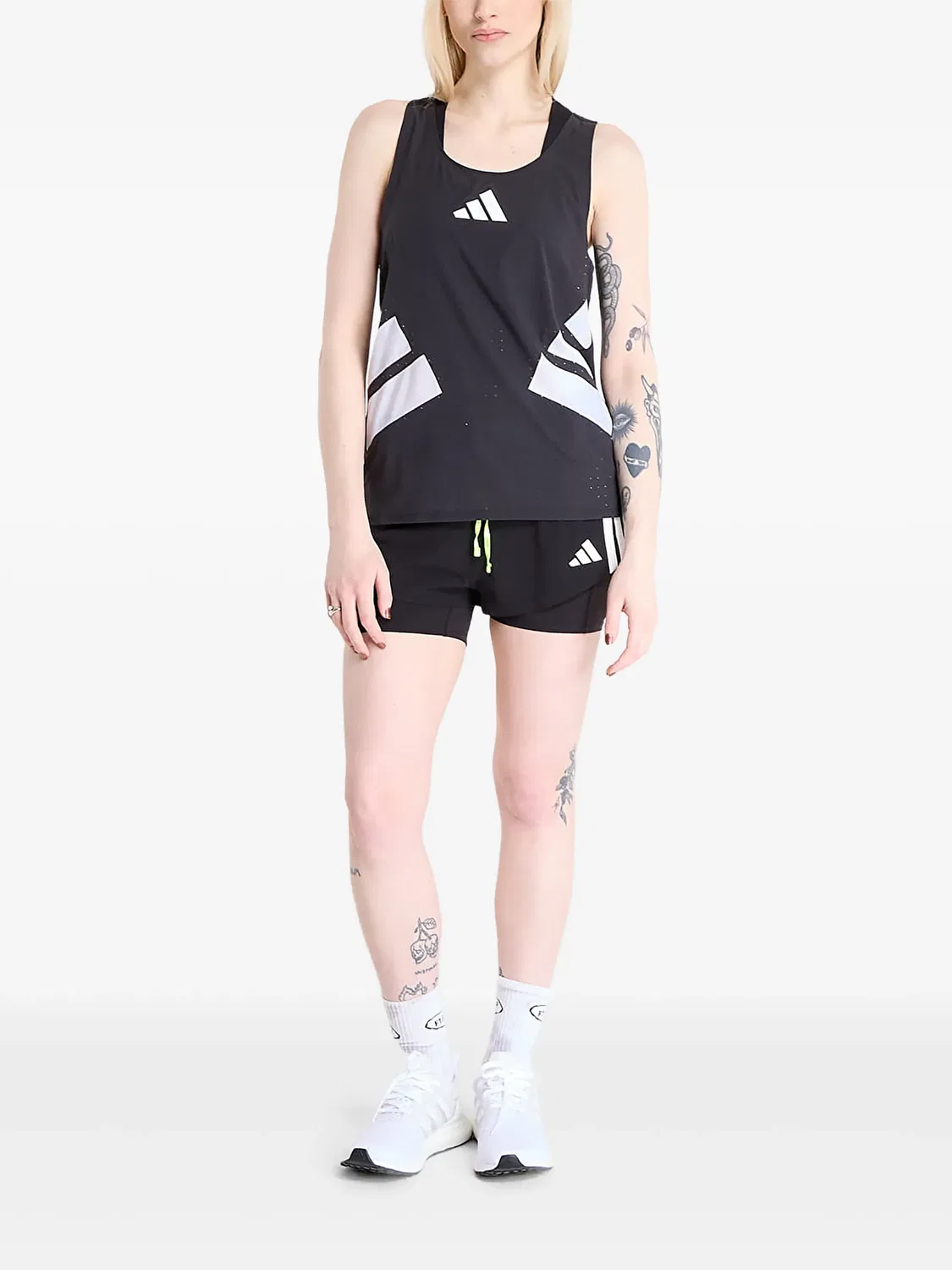 Спортивная майка Adizero черная Adidas, черный — фото 2