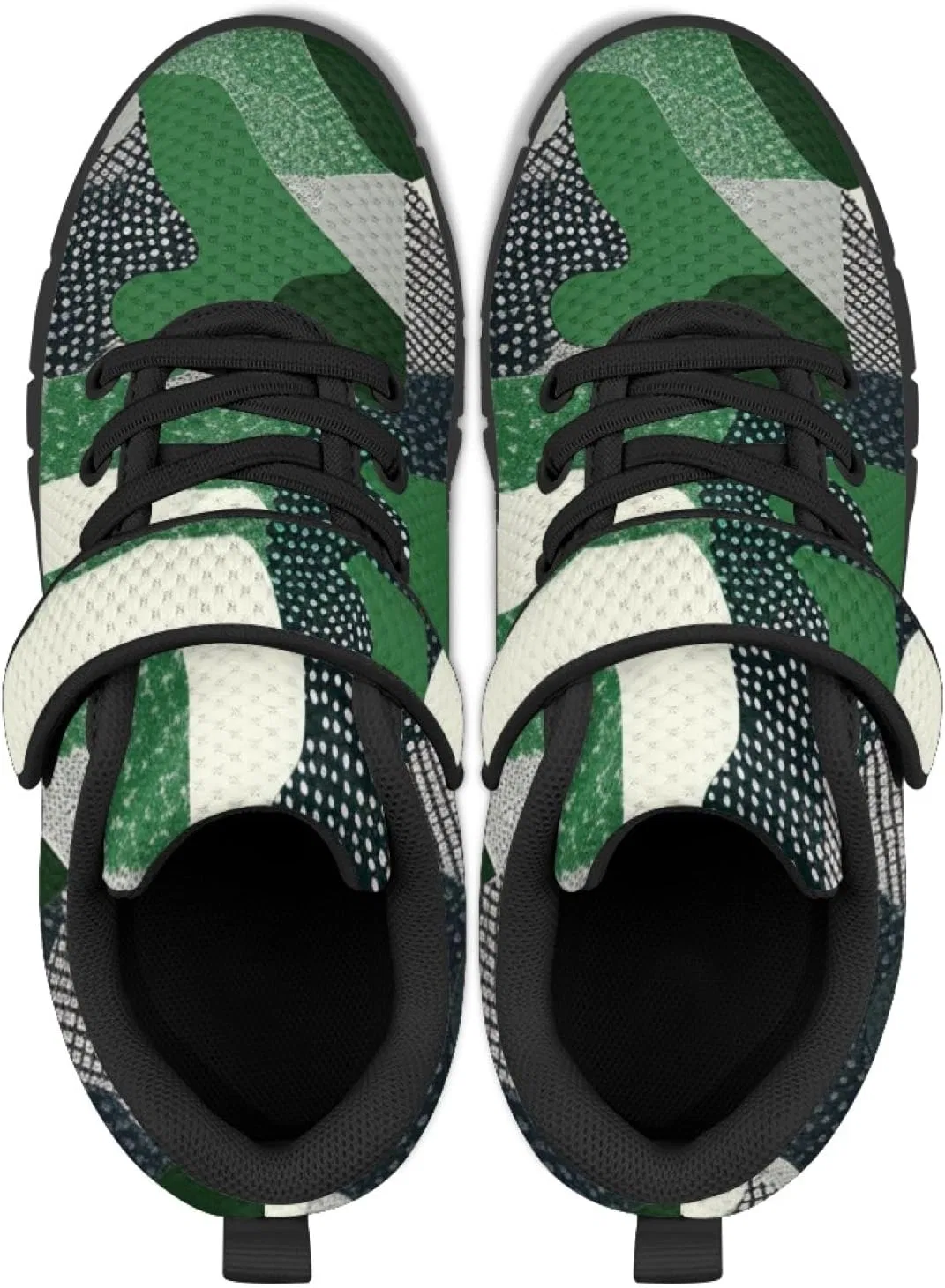 Детские кроссовки для мальчиков с одним ремешком MARSVOVO, Green White