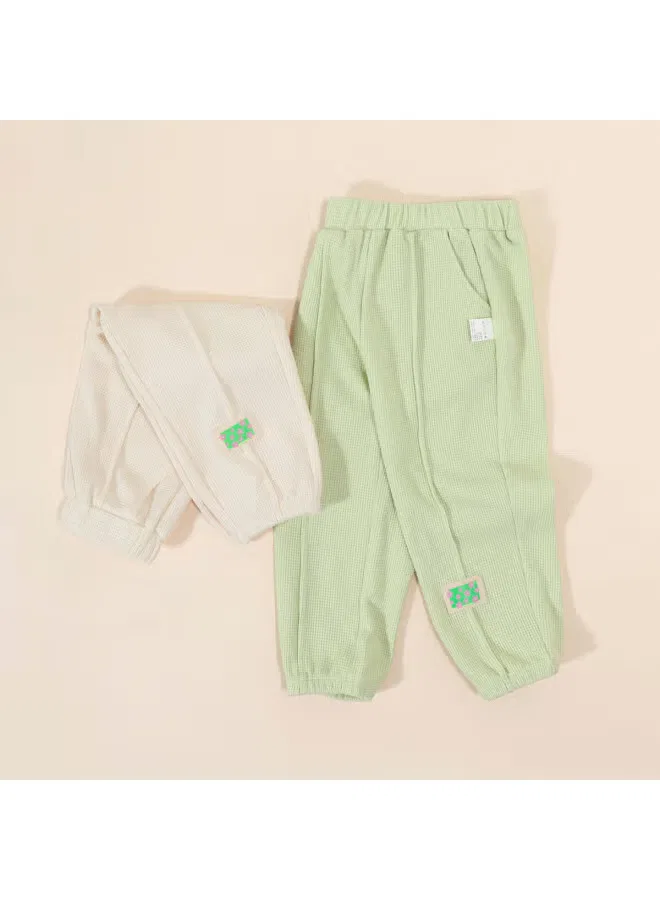 Штаны-джоггеры с эластичными манжетами Bornbay, зеленый — фото 4